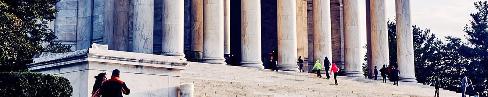 Civic building with columns