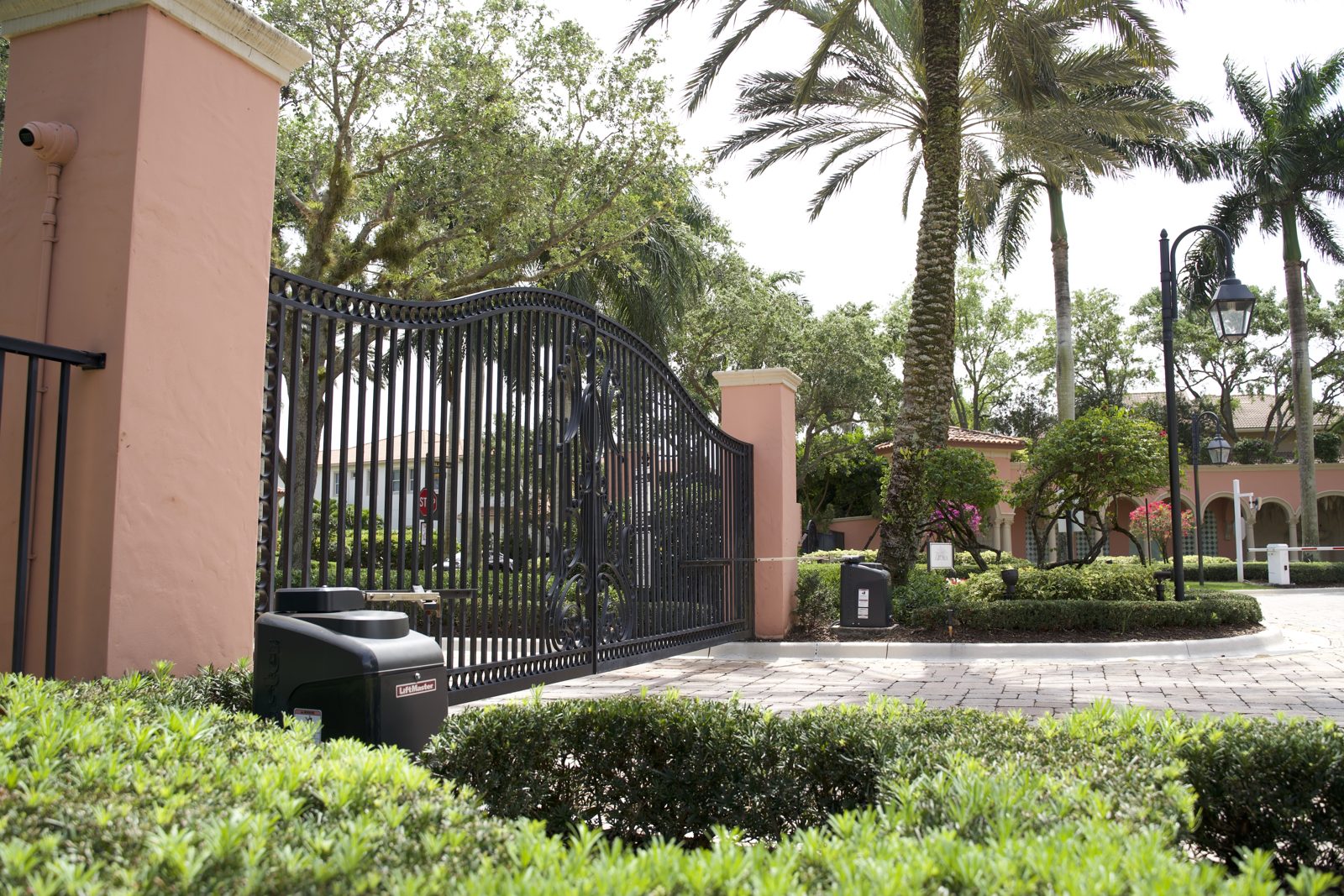 Automated gate and operator at a Florida property